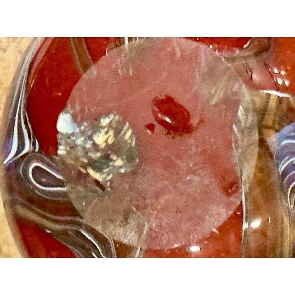 Hand-Blown Venetian Glass Vase - Picture 7 of 8